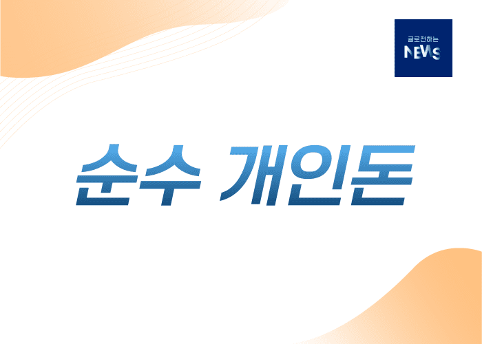 순수개인돈